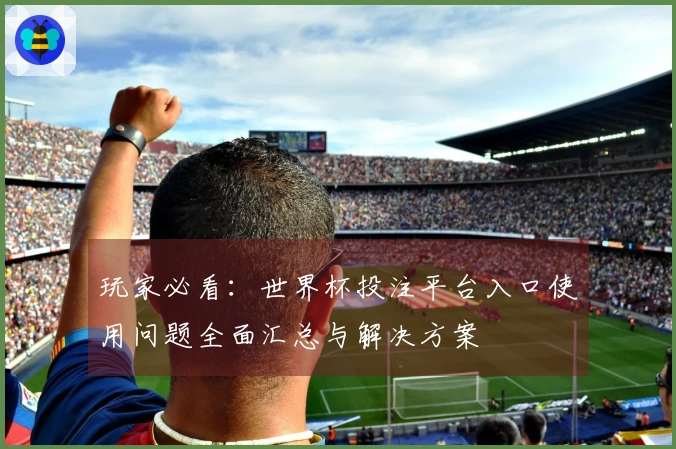 玩家必看:世界杯投注平台入口使用问题全面汇总与解决方案